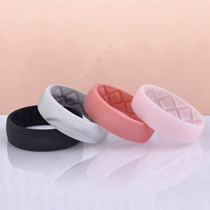 Egnaro Inner Arc Ergonomic Breathable Design, Silicone Rings for Women